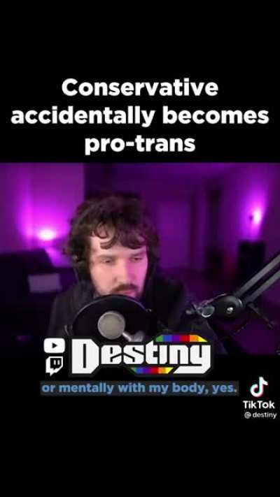 Conservative accidentally becomes pro-trans