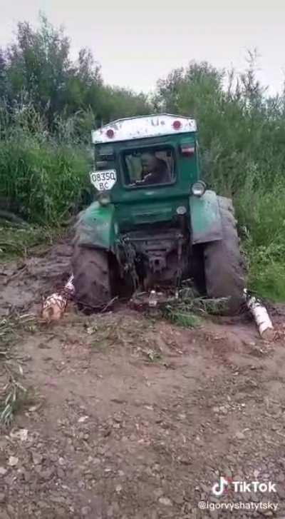 How to unstuck a traktor