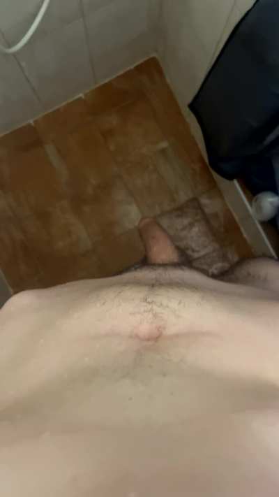 [21] Extreme belly bulging with huge balck dildo