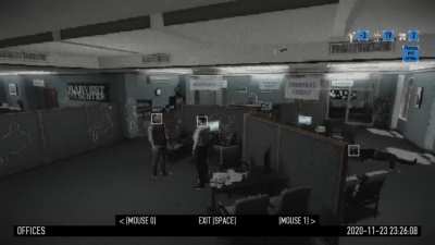 Civilian gets randomly suplex'd by a ghost (right)
