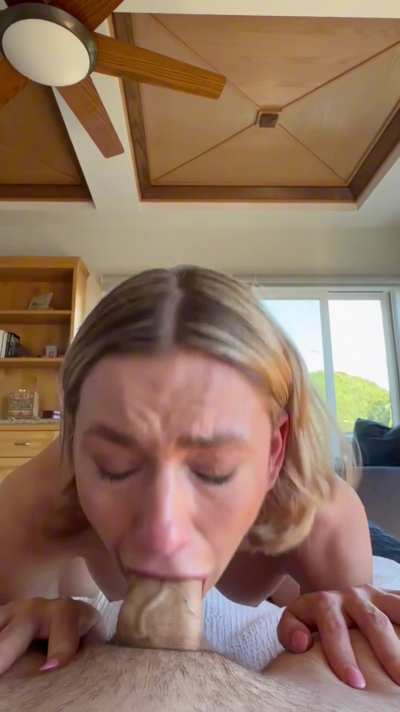 Does your girlfriend suck you off daily or do I have to?