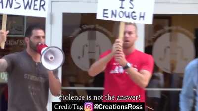 No more violence