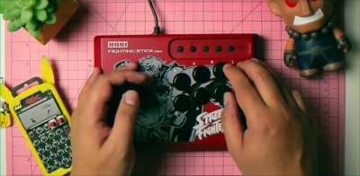 a lofi beat but on a fightstick