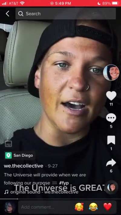 This creator&rsquo;s manic,delusional, hallucinates,lost her kids, homeless&amp;amp;thinks she&rsquo;s clairvoyant,psychic,a tarot reader &amp;amp;medium. She thinks her hallucinations are spirits. Being an attractive lesbian,women just gas her up. I expressed concern but sh