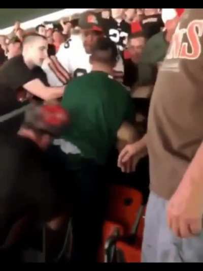 Well that's one way to stop a fight