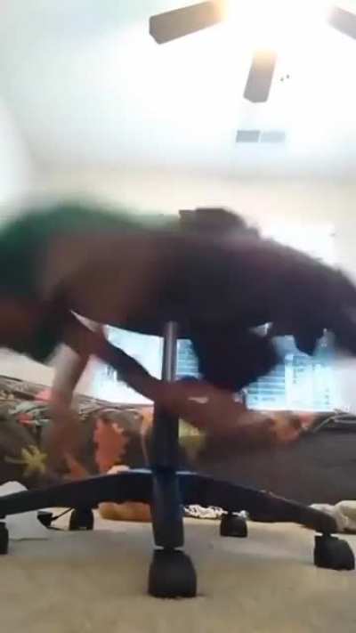 Blursed helicopter