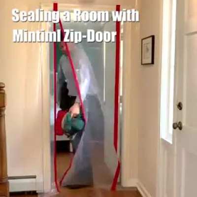 🔥🔥Buy a zipper door, which allows you to keep a clean space perfectly and freely inside and outside💯💯