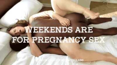 Weekends are for pregnancy sex. (Imagefap: GoonerAudioLabs)