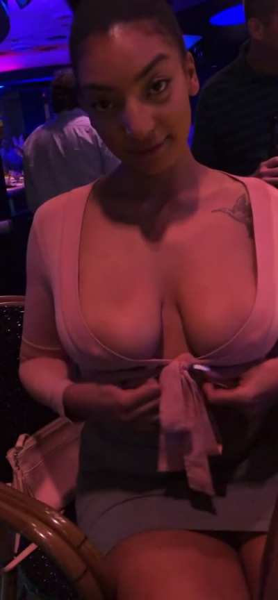 Only The WhiteBoys In The Club Got To See My Boobies