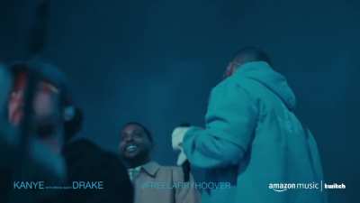 Drake vibing to Kanye singing Find Your Love