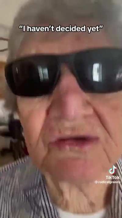 Grandma back at it