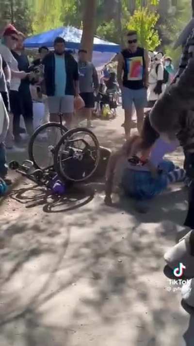 &ldquo;I suck dick for cock&rdquo;: trans person in a wheelchair assaults a furry