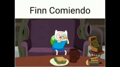 finn comiendo