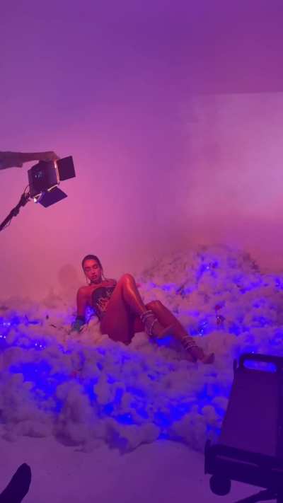 clouded photoshoot