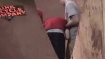Ouch his balls
