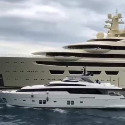 Imagine how many people you could save from poverty, for the price of a boat like that