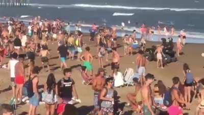 Esto fue en Pinamar