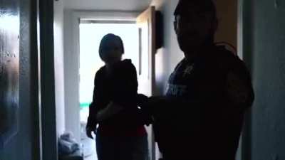 Woman soldier returns from deployment (with battle scar) to find her fianc&eacute; in bed with a Jodi. Soldier arrested, Jodi stays with fianc&eacute;. Since it happens to a woman, police are complaining about how unfair the laws are.