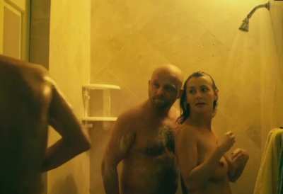 Czech actress Viktorie Cermakova big plots in 4Some movie