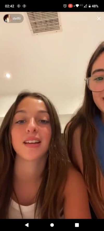 they are 2 very pretty friends and they are funny