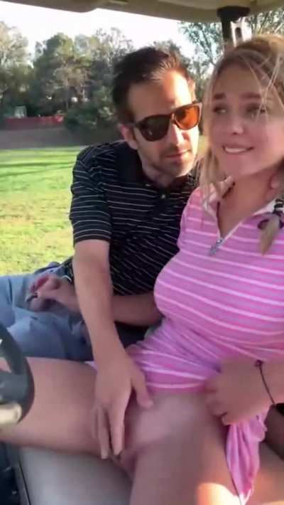 Gabbie Carter Gets Creampie On The Golf Field
