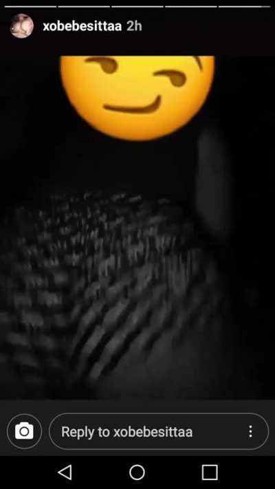 Her shit moving