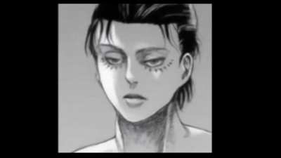 eren inside his skeleton founding titan after commiting genocide against every other human race: