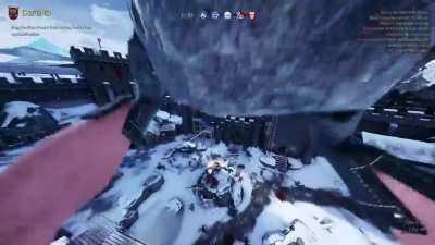 Maul goes cronch, rock goes... Smunch?