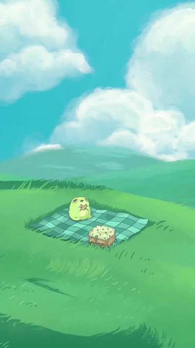 Frog on Picnic