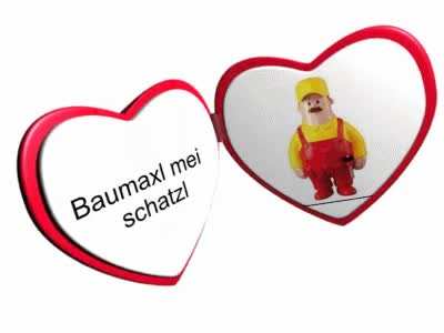I w&uuml; an baumaxl sei bartl obkiefeln