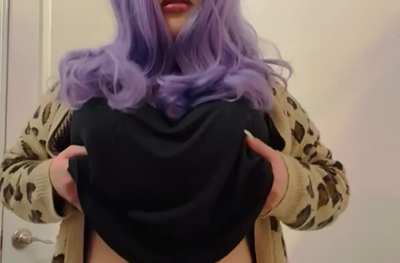 Husband is out watching the fights, my DDD&rsquo;s need some love 👅