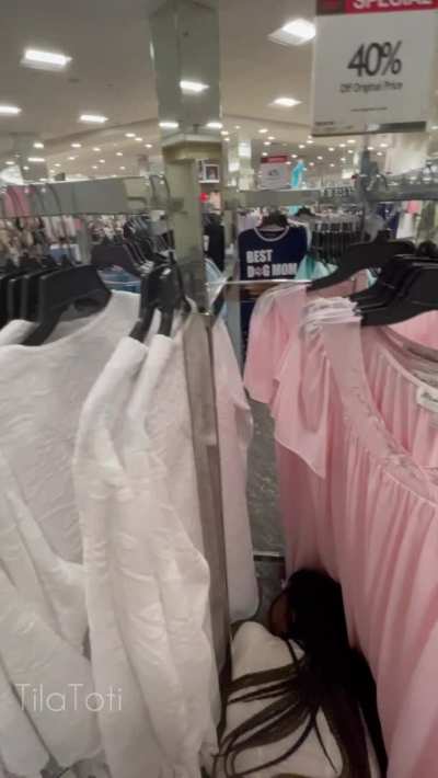 Just a quickie while shopping