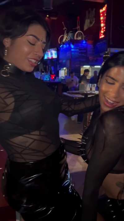Getting wild at the bar
