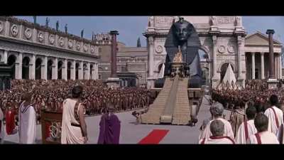 Cleopatra's entry into Rome, 1963 (do remember all this was without cgi &amp;amp; stuff)
