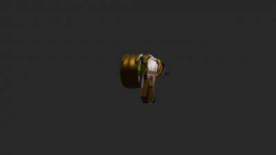 Pharaoh Phantom skin concept created in Blender and rendered in Cycles