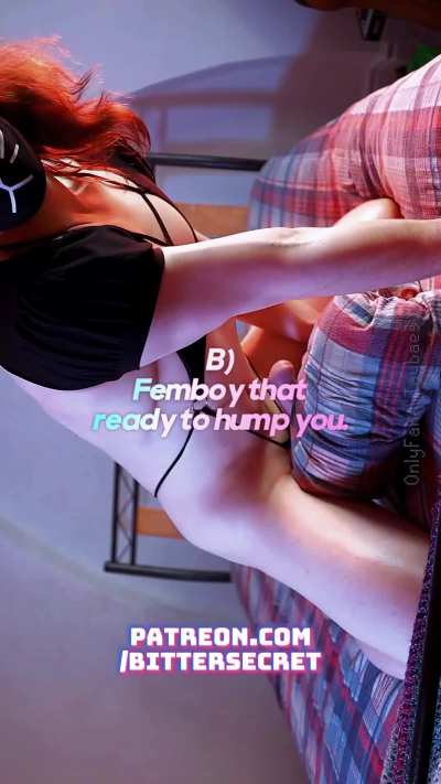 Choose your femboy date sissy 🥵