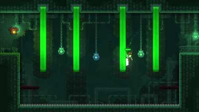 Steampunk precision platformer where you can also control the platforms! Quantum Quartz