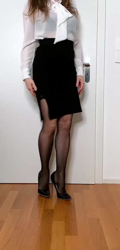 My pencil skirt might distract you a bit&hellip;
