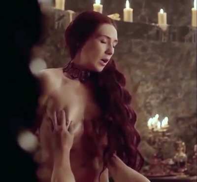 Carice Van Houten riding