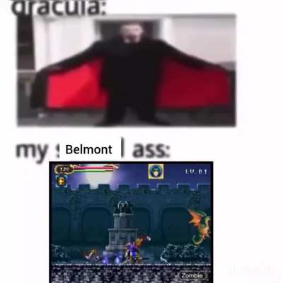 That's just how every Castlevania Speedrun looks like