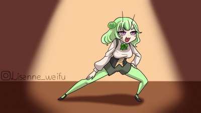 Stick bugged! - animated by Lisanne_waifu (OC by u/Merryweather)