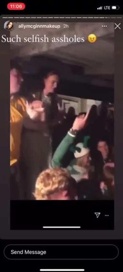 Moycullen celebrating winning the county title with a bit of harmless craic. Nothing bad will happen here.