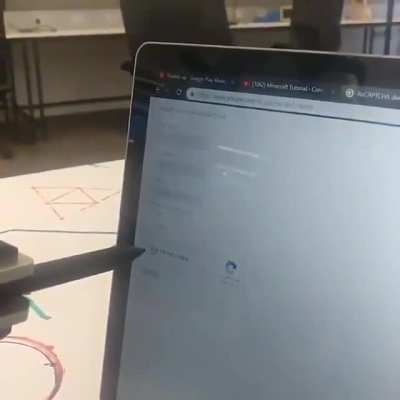 A robot verifying that it is not a robot