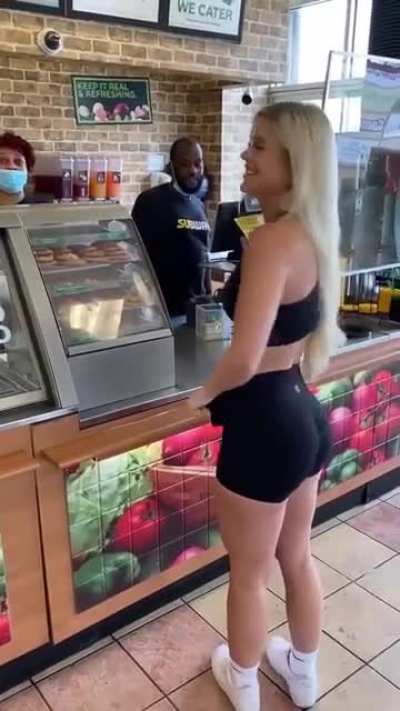At a Subway