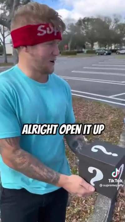 Would you shave your head for a mystery box?
