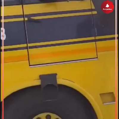 A truck full of shoes overturned near the Patiala-Rajpura bypass, and instead of helping the driver, people looted the shoe boxes.