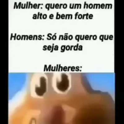se n&atilde;o for gorda j&aacute; ta bom