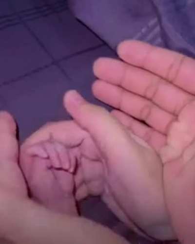 A loving parent and baby moment!