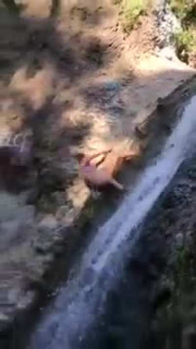 I really don't think that's how you do a slide