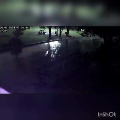 La reacción de los 'amigos' del hombre alcanzado por un rayo en San Luis